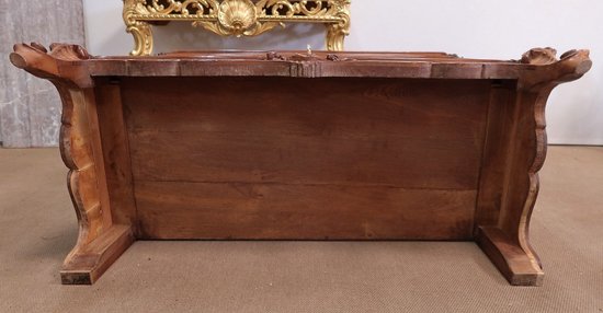 Commode Psyché en Noyer, Maison Guinand-Leglas, style Rocaille – 1900