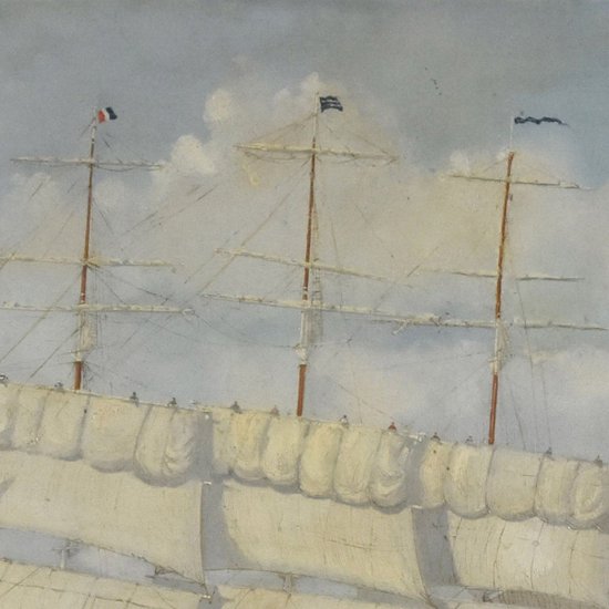 Portrait De Bateau époque 1900