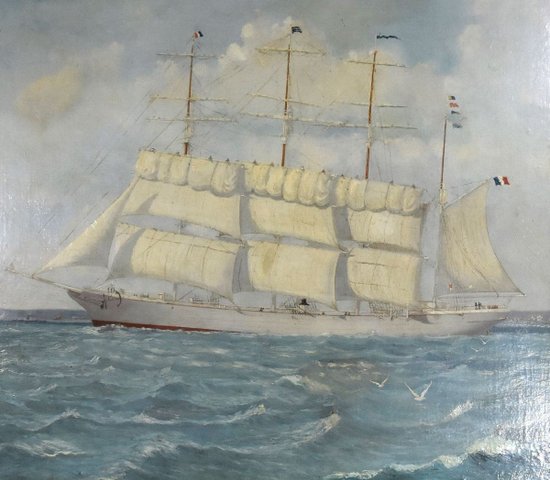 Portrait De Bateau époque 1900
