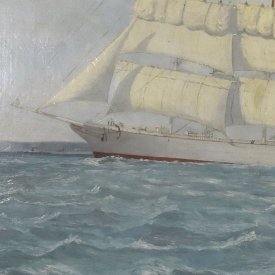 Portrait De Bateau époque 1900