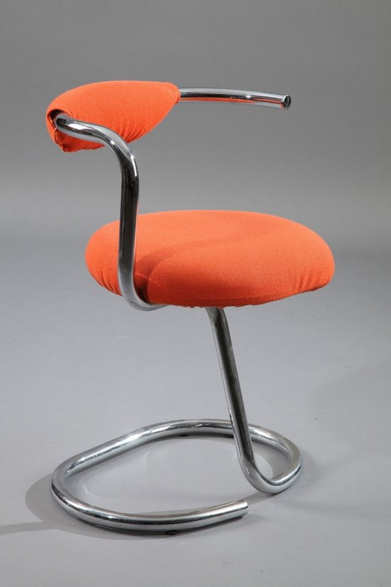 Set of 8 "Cobra" Chairs by Giotto Stoppino