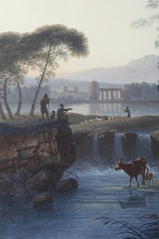 Paysage Au Moulin Et Pastorale, Gouaches Sur Papier