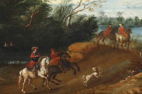 Two Landscapes Attributed to Elias Martin, 18th Century