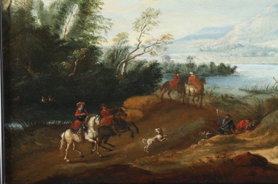 Two Landscapes Attributed to Elias Martin, 18th Century