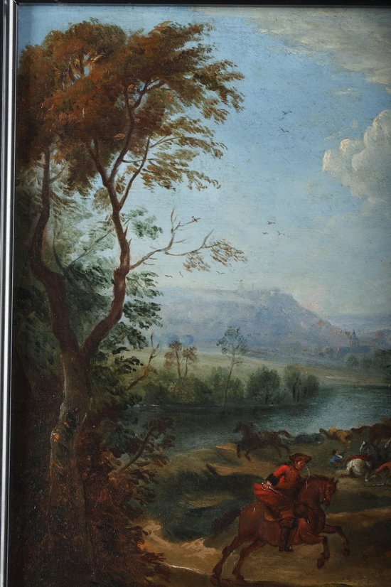 Two Landscapes Attributed to Elias Martin, 18th Century