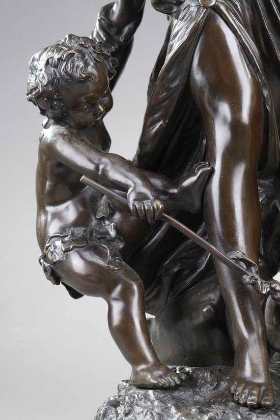 Bacchantes And Dancing Putti After Clodion