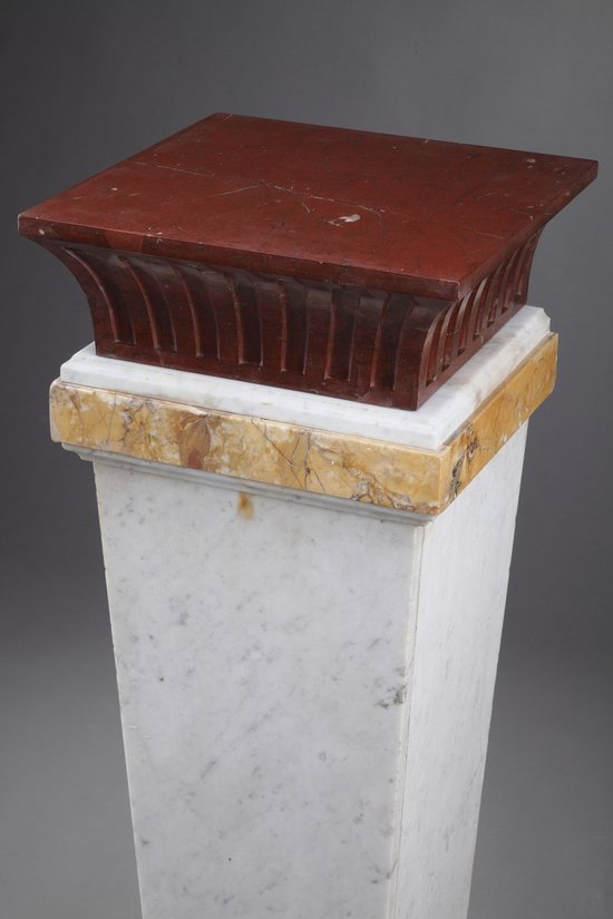 White, Red and Yellow Sienna Marble Sheath