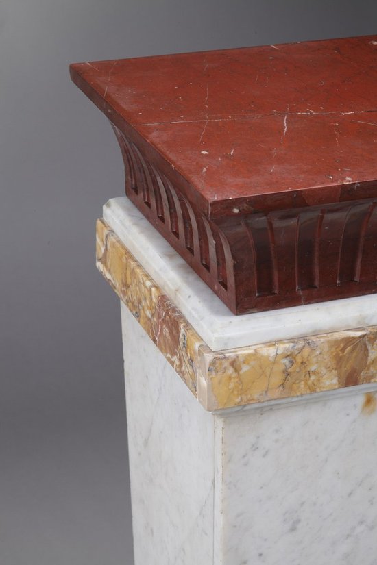 White, Red and Yellow Sienna Marble Sheath