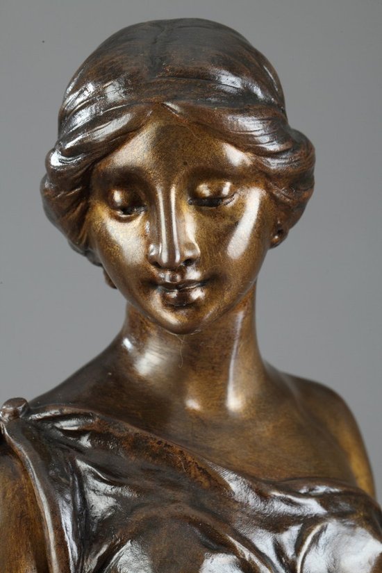 "Giovani donne con fiori" di Sylvain Kinsburger (1855-1935)