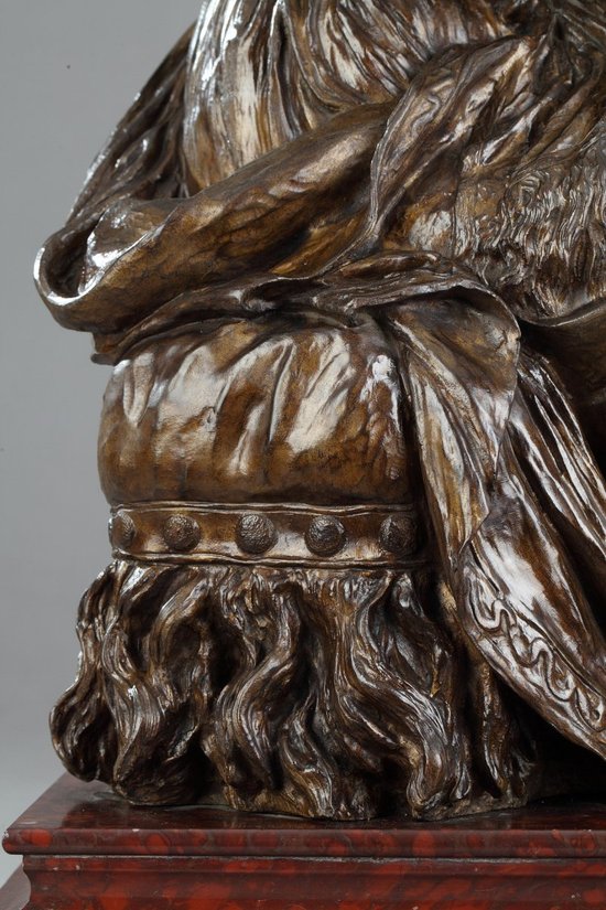 Bronzo dopo l'autoritratto di Madame Vigée-lebrun con la figlia Julie