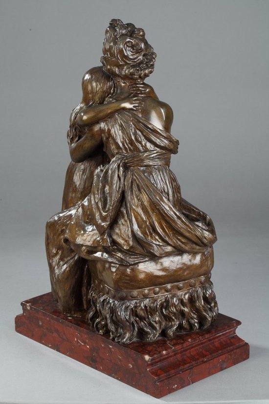 Bronzo dopo l'autoritratto di Madame Vigée-lebrun con la figlia Julie