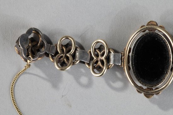 Silber Armband mit Mikro-Mosaik Medaillons Dekor