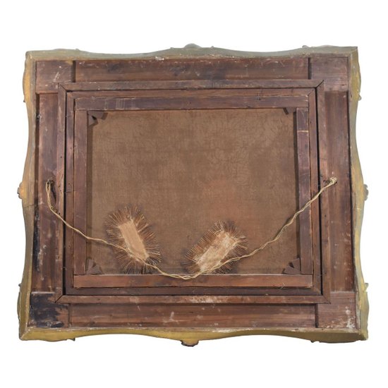 Öl Auf Leinwand Stillleben Mit Äpfeln Und Zitronen Signiert Palke XIX.