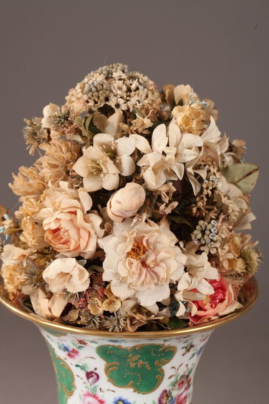 Medici Vases In Porcelain Of The Louis-Philippe Period