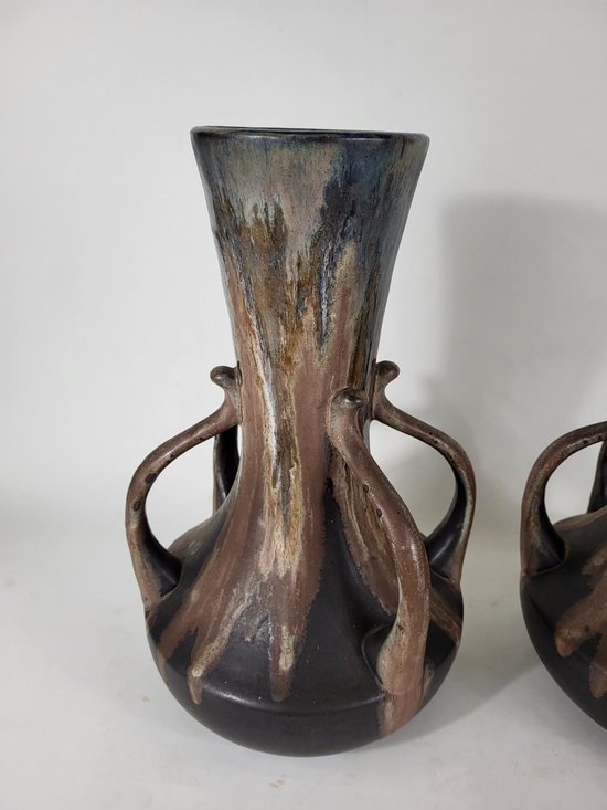 Important pair of stoneware vases - Alfred Lebret (1871-1955)