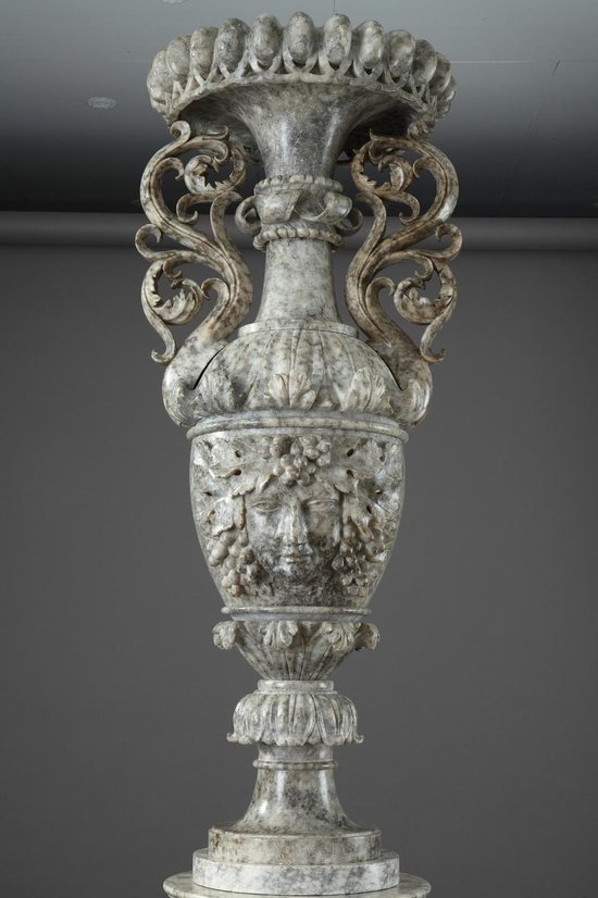 Gaine Décorative En Albâtre d'époque Louis-philippe
