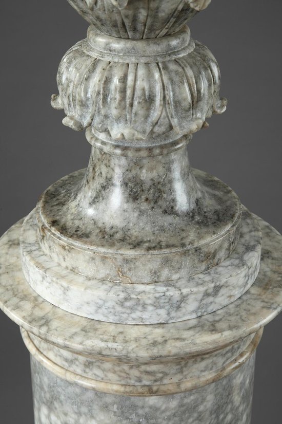 Gaine Décorative En Albâtre d'époque Louis-philippe
