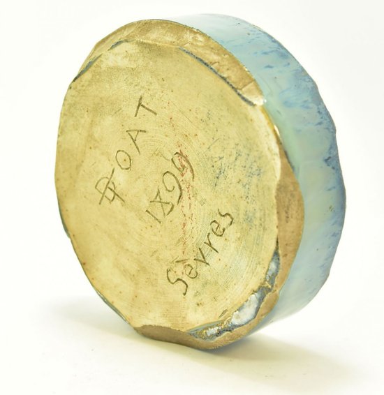 Taxile Doat Manufacture De Sevres 1899 Flore Art Nouveau      