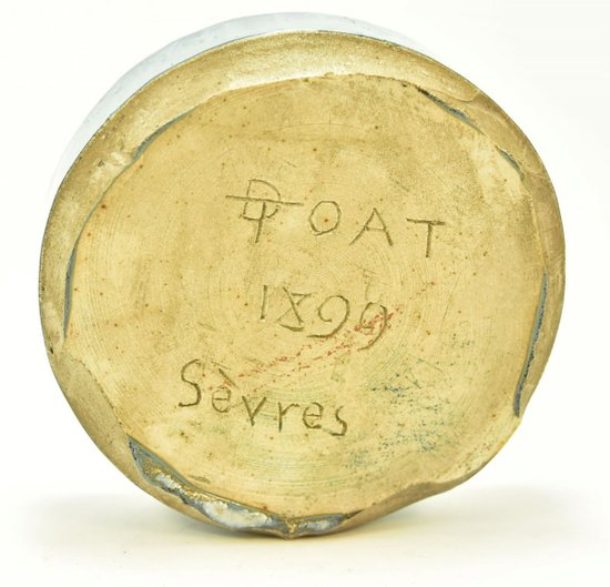 Taxile Doat Manufacture De Sevres 1899 Flore Art Nouveau      