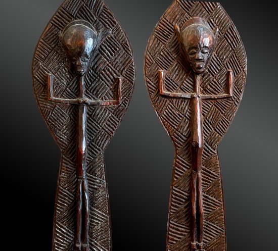 SCEPTER of AUTHORITY called Kibango - Luba culture, Democratic Republic of Congo - First half of the 20th century