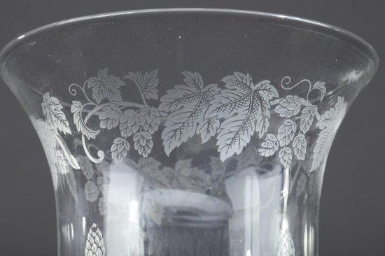 Paire De Lampe à Pétrole Ancienne à Décor d'Oiseaux Et De Fleurs Dans Le Style De Chine