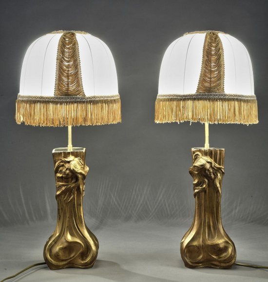 Two Art Nouveau Vases