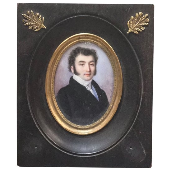 Miniature on ivory by FEULARD, 1826