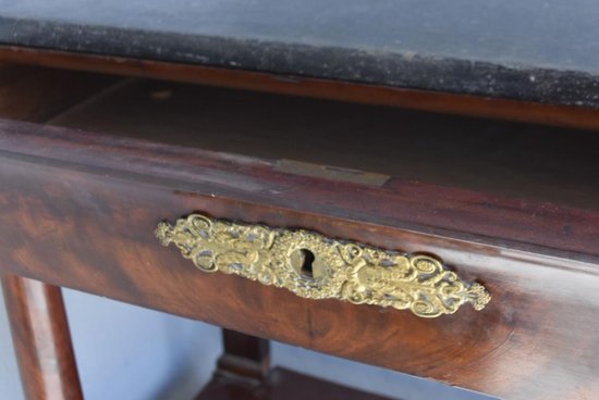             Console En Acajou Style Empire XIXème            