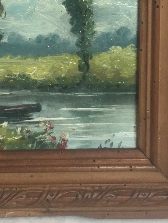 Zwei Flusslandschaften.