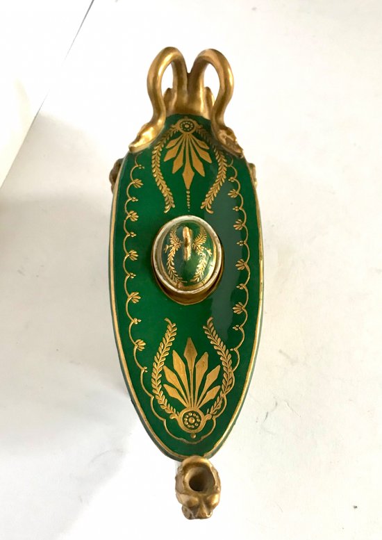 19th century hard porcelain inkwell