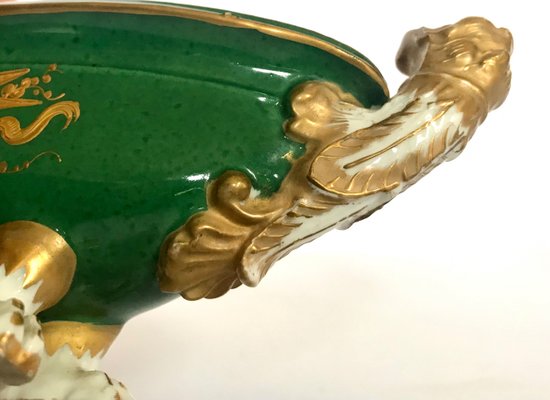 19th century hard porcelain inkwell