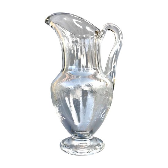 Crystal water jug Saint-Louis model Cléo