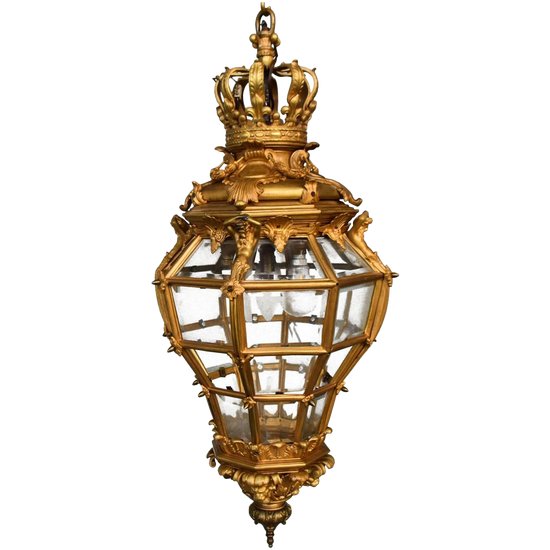             Lanterne En Bronze Doré Du Château De Versailles             