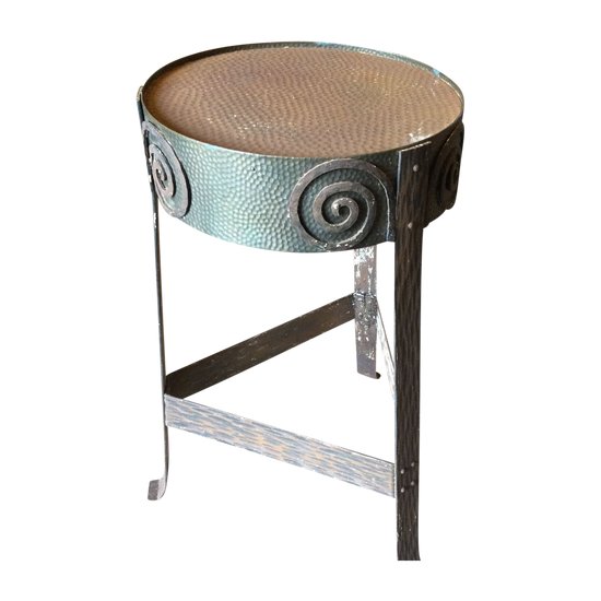 Art deco pedestal table
