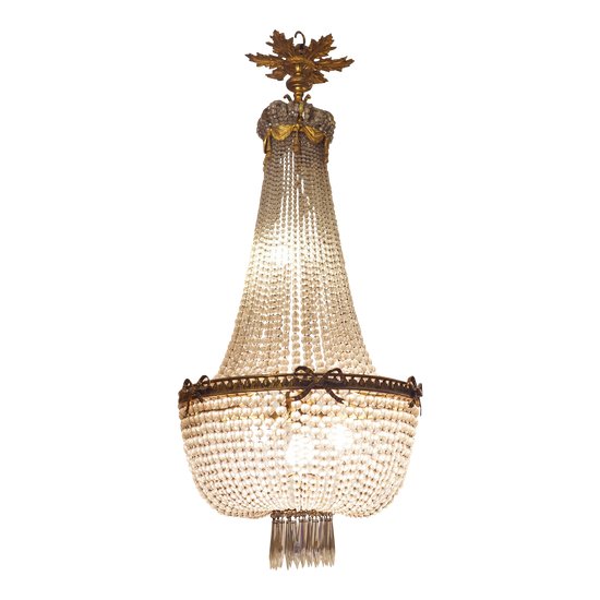 L XVI style MONGOLFIERE LIGHT, early XXth century