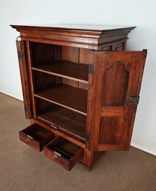 Petite Armoire à Épices en Teck de Pondichéry – Fin XIXe