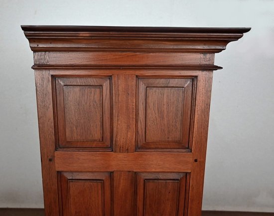 Petite Armoire à Épices en Teck de Pondichéry – Fin XIXe