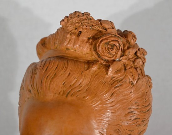 Busto in terracotta di Maria Antonietta, dopo F. Lecomte - 1920