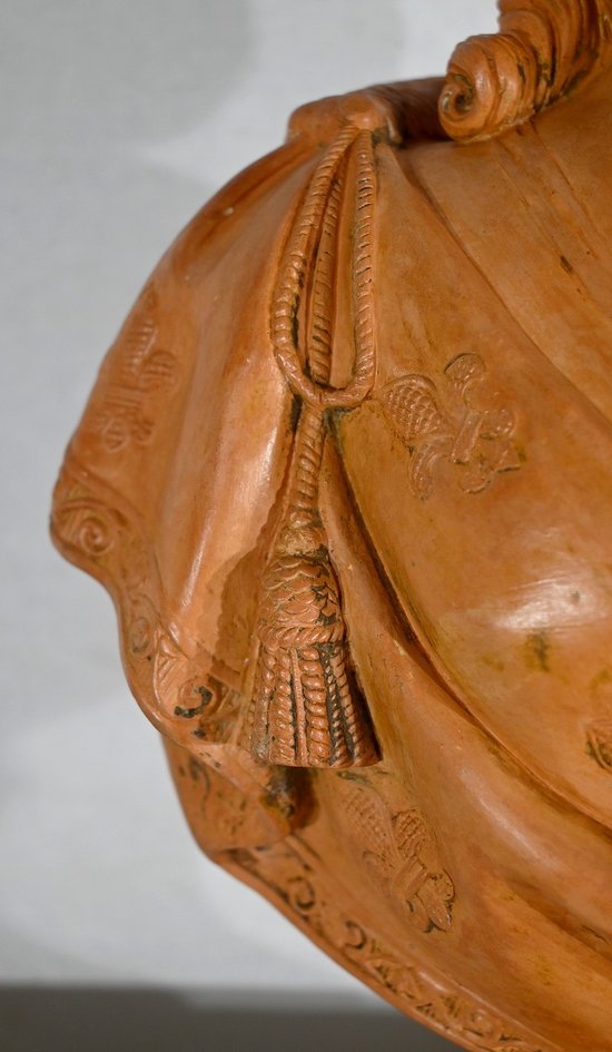 Busto in terracotta di Maria Antonietta, dopo F. Lecomte - 1920