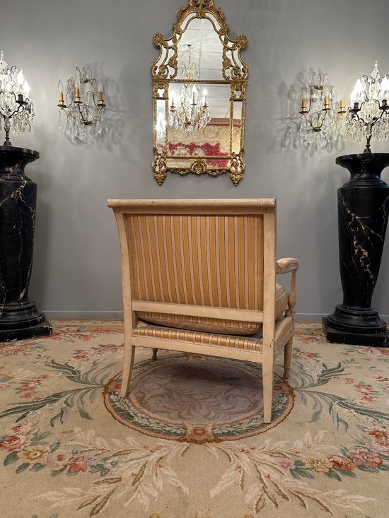 Marquise En Bois Laque Epoque Directoire Vers 1790