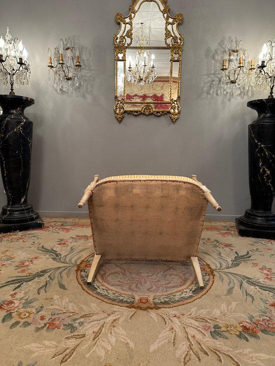 Marquise En Bois Laque Epoque Directoire Vers 1790