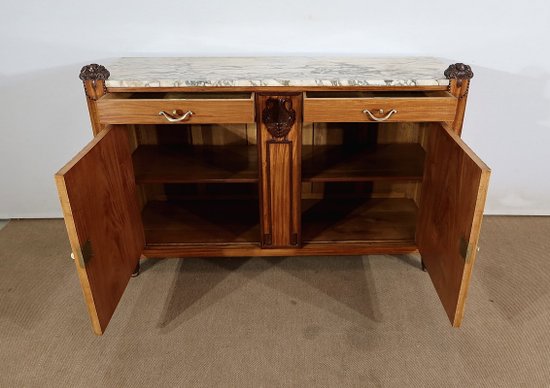 Buffet en Acajou blond de Ceylan, Art Déco – Début XXe
