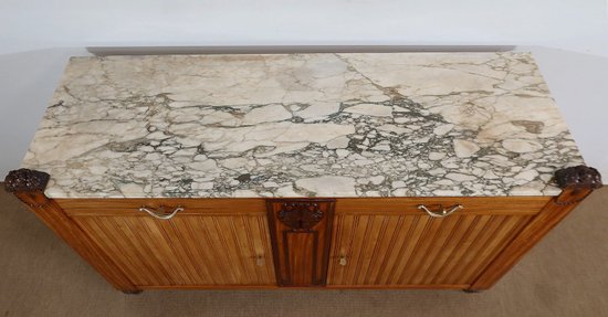Buffet en Acajou blond de Ceylan, Art Déco – Début XXe