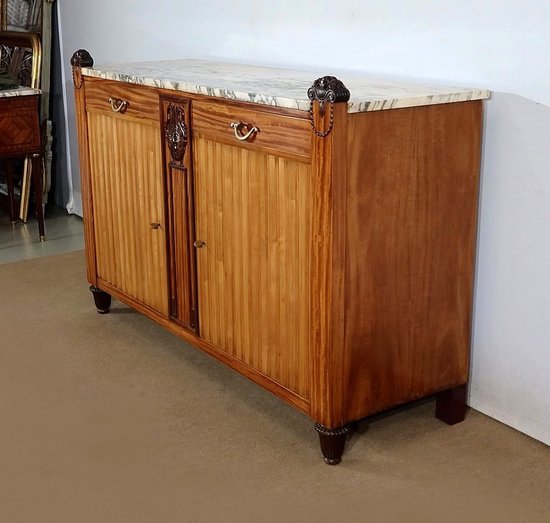 Buffet en Acajou blond de Ceylan, Art Déco – Début XXe