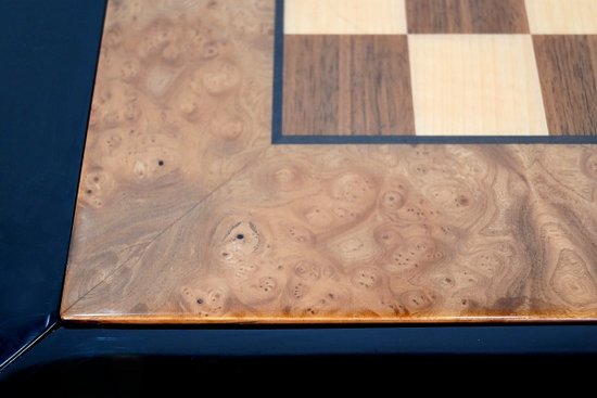 Ensemble Table de Jeux, Échiquier et Paire de Chaises Paul Michel – 1970
