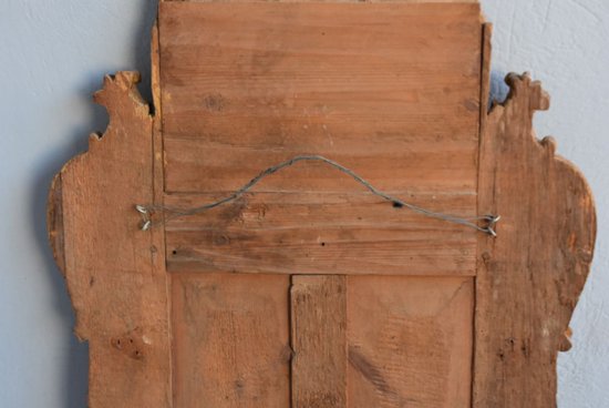 Miroir Provençal  Louis XV  Bois Sculpté Doré époque XVIIIème            