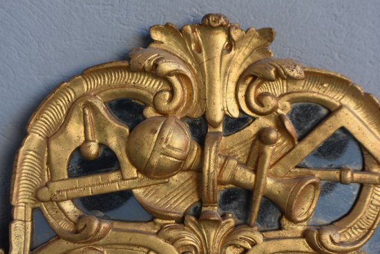 Miroir Provençal  Louis XV  Bois Sculpté Doré époque XVIIIème            