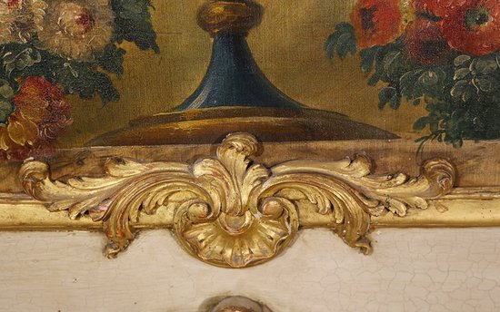 Trumeau de cheminée Louis XV, XVIIIème siècle 