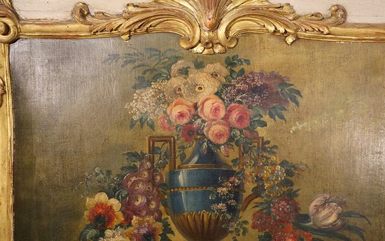 Trumeau de cheminée Louis XV, XVIIIème siècle 