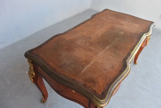             Scrittoio Napoleone III Ricco Bronzo Dorato Registro